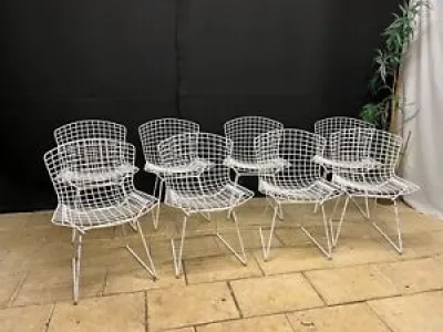 8 Chaises vintages Harry - wire