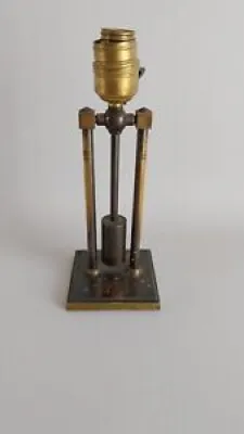 Ancienne lampe en bronze - contrepoids