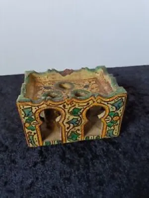 Ancien encrier céramique - maroc
