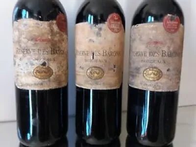 Lot de 3 Bordeaux Réserve