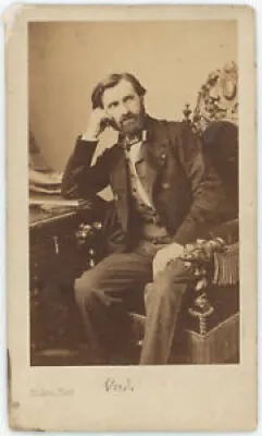 CDV circa 1865. Le compositeur - giuseppe