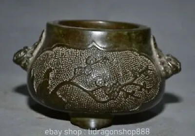 6 Chine Bronze Arbre