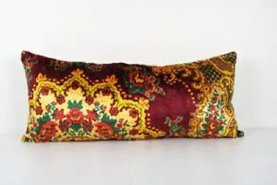 Extra Long Silk Velvet - lumbar cushion