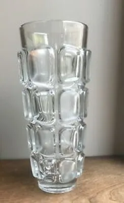 Grand vase en verre pressé - frantisek