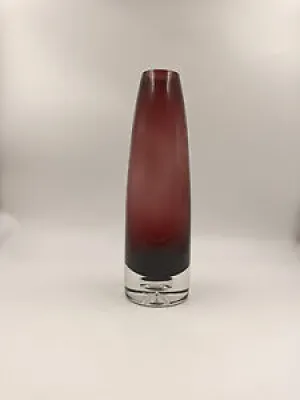 Vase vintage verre sommerso - aseda