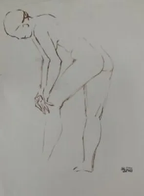 Superbe Nu Féminin Drawing