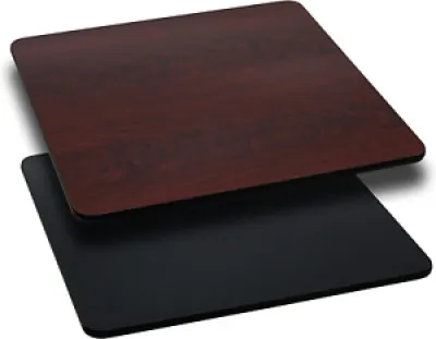 3 Pack 24'' Square Table - mahogany