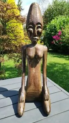 Sculpture vintage Femme - congo
