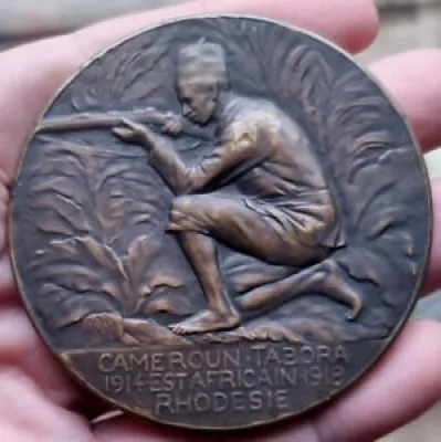 Congo Belge Rare Médaille - force