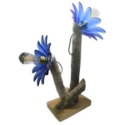Jolie lampe artisanal - bleus