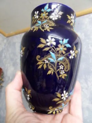 Ancien vase boule faience - four