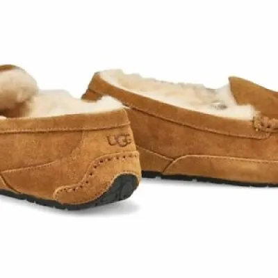 UGG KIDS CHAUSSONS VELOURS - camel