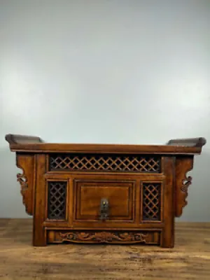 16.8'' Chinese wood cabinet - rosewood