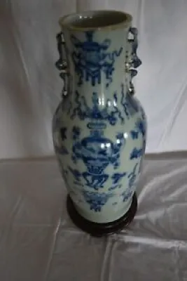 Vase balustre porcelaine - 58cm