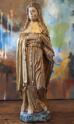 Statue sainte En Bois