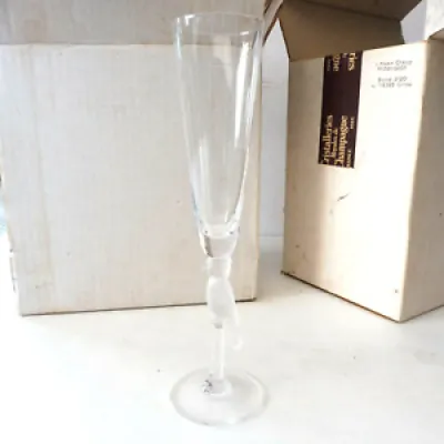12 FLUTES A CHAMPAGNE - cristalleries royales