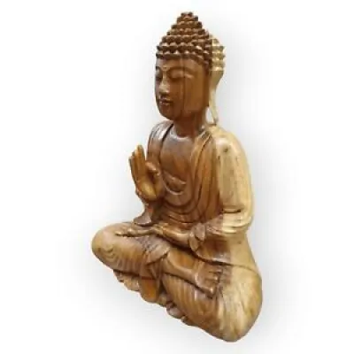 Bouddha Sculpture Bois - assis acacia