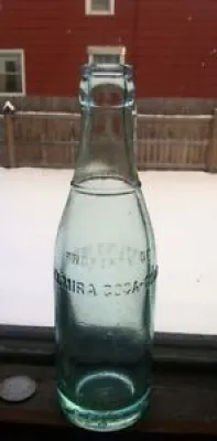 Rare Aqua coca-cola 1930 - side