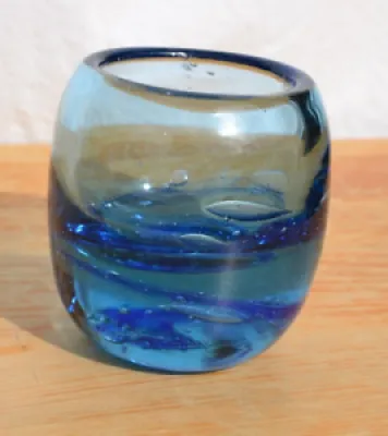 Vase en verre soufflé - 1982