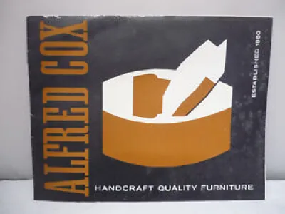 Brochure de meubles artisanaux - alfred cox