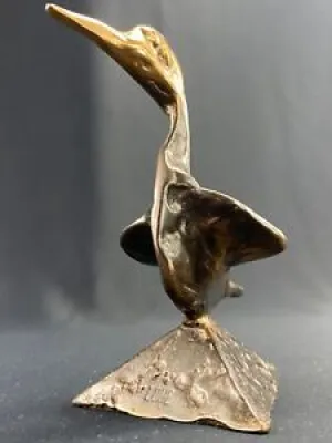 Sujet sculpté au canard - yves