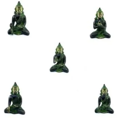 Lot 5 Statuettes Bouddha - tibet