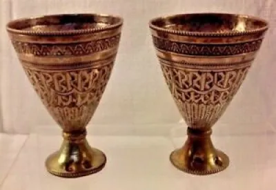 A Pair of Antique Silver - turkish
