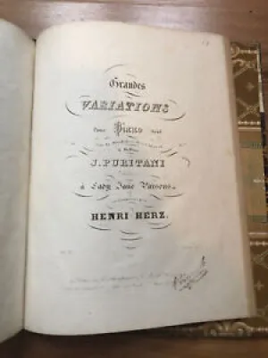 HERZ Henri, 3 partitions