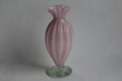 MURANO Vase latticino
