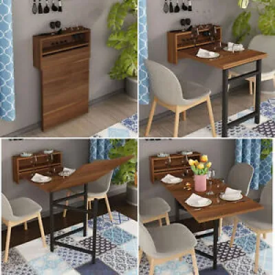 Folding Dining Table - wall