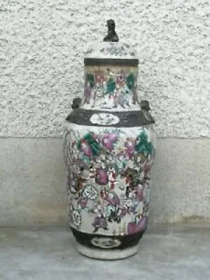 H: 66 cm Ancien vase - ceramic