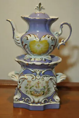 Tisanière porcelaine - religieux