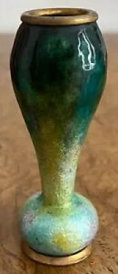 Vase en cuivre émaillé - jules