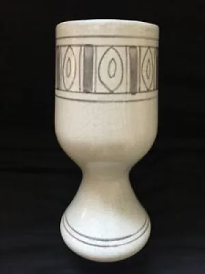 Vintage vase calice céramique