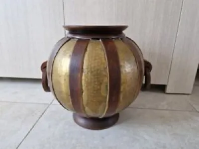 Important vase boule - gustave serrurier bovy