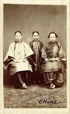 PHOTO CDV Circa 1880 - jeunes
