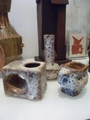 Ensemble de  3 vases en céramique