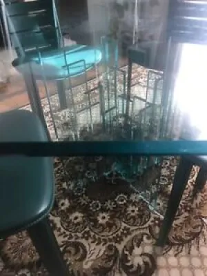 Table à manger en verre - octogonale