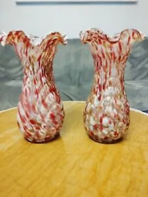 Duo Paire De Vases Clichy - transparente