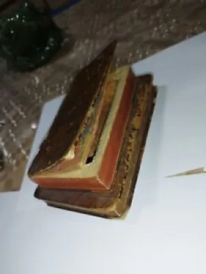 Rare Ancien Livre Boite - trompe