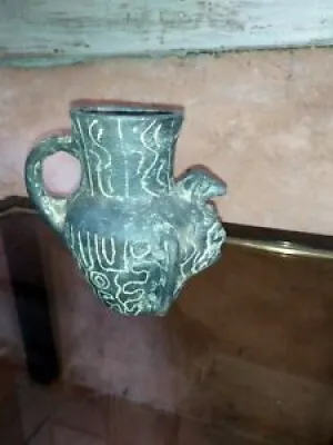 Statue vase rituel Precolobien - terracotta