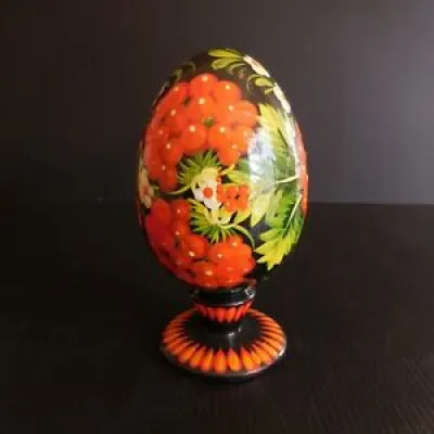 Art nouveau œuf décoratif - verni