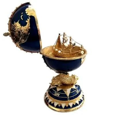 Copie oeuf Faberge Globe