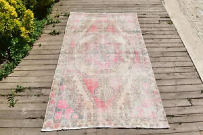 Turkish rug 4x6 Handwoven - oushak
