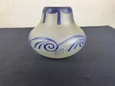 Vase pate de verre art - acide