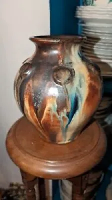 Gros vase Grès flammé - willy biron