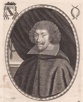 Portrait XVIIe Louis - cardinal