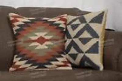 Set of 2 Handmade Organic - cushion
