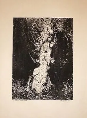 Gillet Roger Edgar gravure - abstract