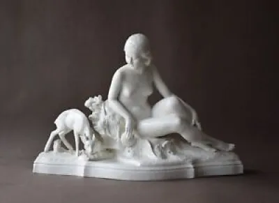  Statue Art Déco porcelaine - bohumil